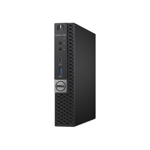 Dell OptiPlex 7050 SFF Tiny Desktop Computer Intel 7th Gen Intel Core i5 8GB Ram, 256GB SSD - Black Pre-Owned