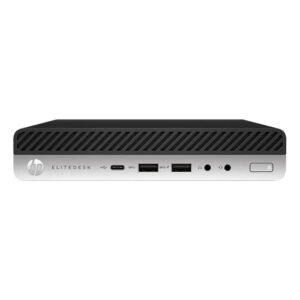 HP EliteDesk 800 G3 Mini Desktop Computer Intel Core i5 8GB DDR4 SDRAM 256GB SSD Windows 10 Pro 64-bit (English) - Mini PC Model - Certified Pre-Owned